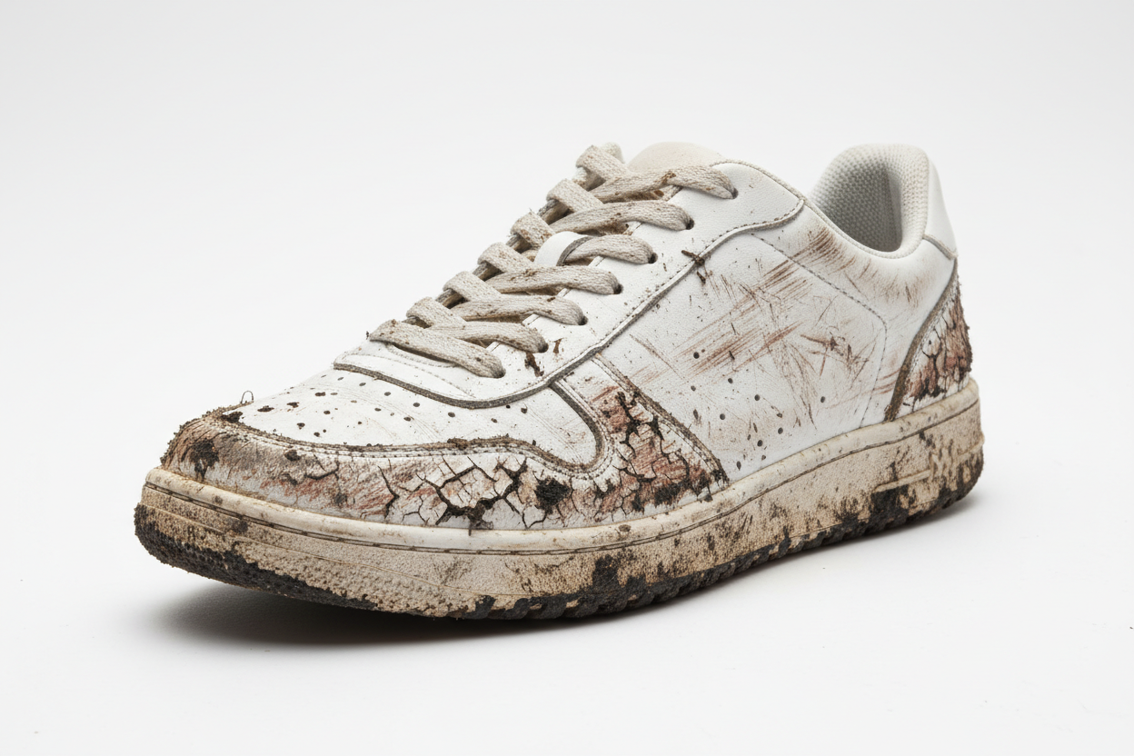 Dirty white sneaker